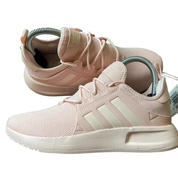 Brand New Adidas Originals X_PLR Girls Light Pink White Athletic Shoes Size 4.5Y
