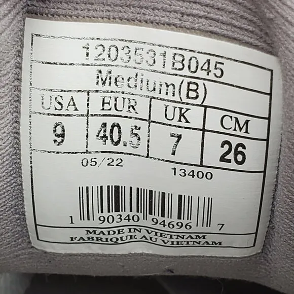 Brooks Adrenaline GTS 22 Shoes Women's 9 Gray Running Gym Athletic Sneakers