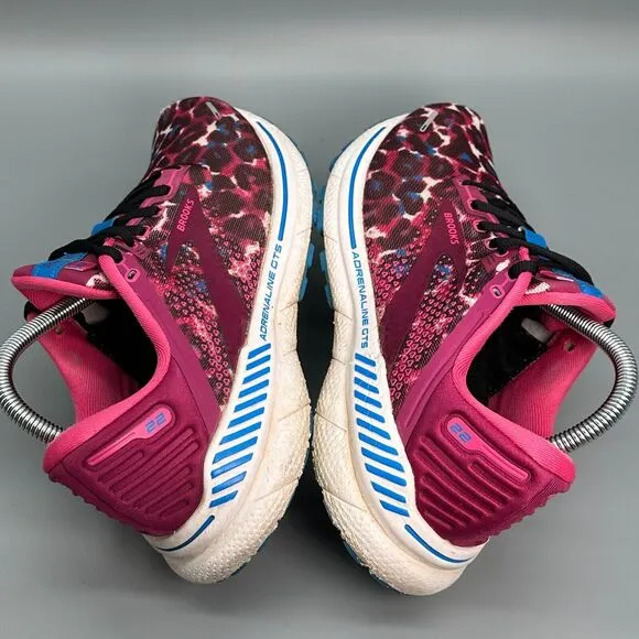 Brooks Adrenaline GTS 22 Women's 9 Magenta Athletic Sneakers Lace-Up Shoes