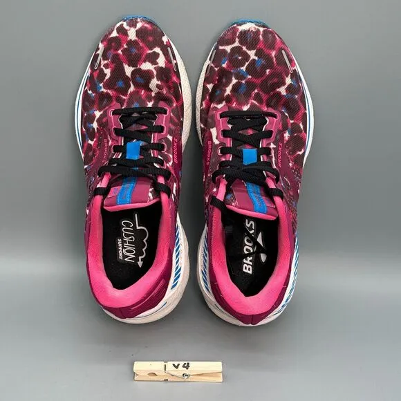 Brooks Adrenaline GTS 22 Women's 9 Magenta Athletic Sneakers Lace-Up Shoes