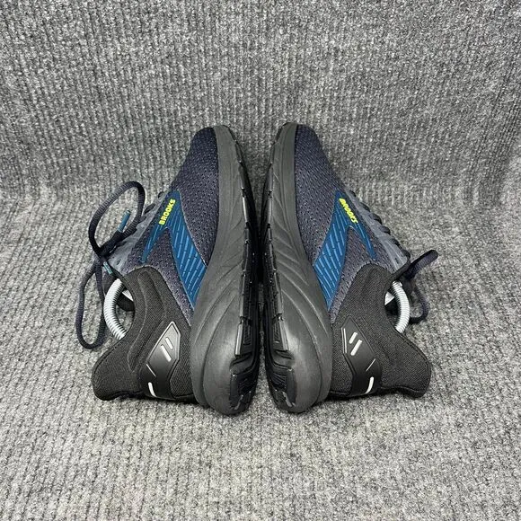 Brooks Anthem 6 Ebony Black Blue Athletic Running Shoes Mens Size 10.5 D