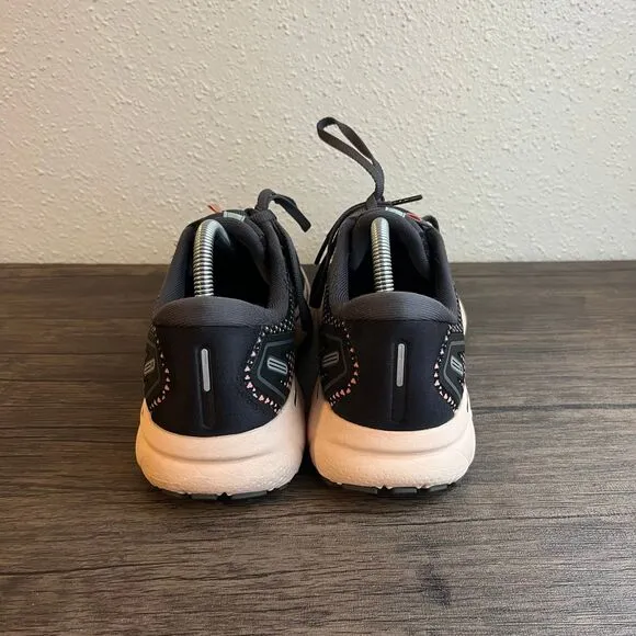 Brooks Ghost 14 Black Pearl Peach Athletic Running Shoes Womens Size 10.5‎ US