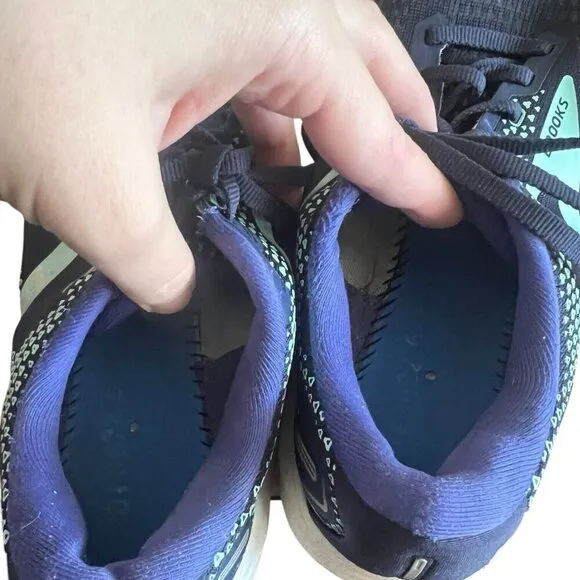 Brooks Ghost 14 Blue Purple Athletic Running Sneakers Women's Size US 10…