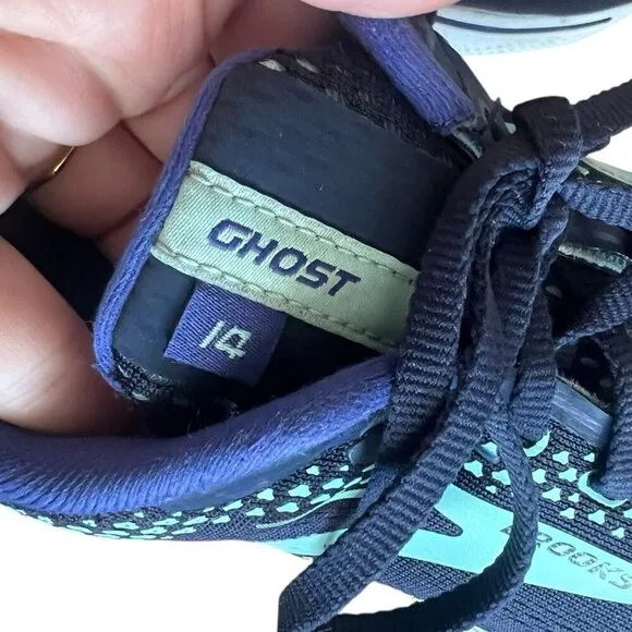 Brooks Ghost 14 Blue Purple Athletic Running Sneakers Women's Size US 10…