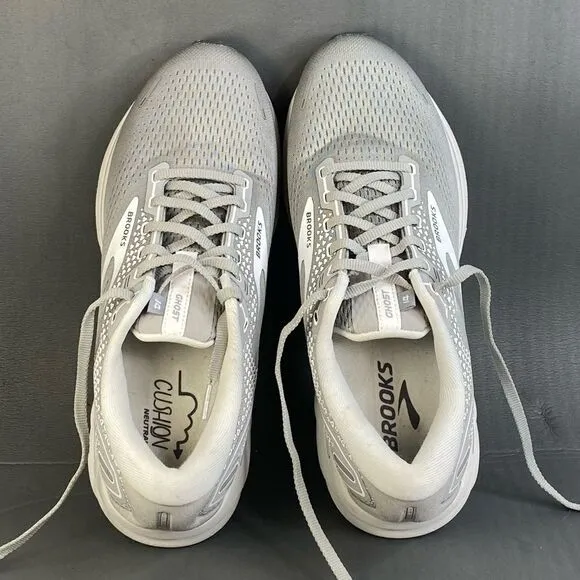 Brooks Ghost 14 Womens Running Shoes Gray Sneakers Athletic size 11