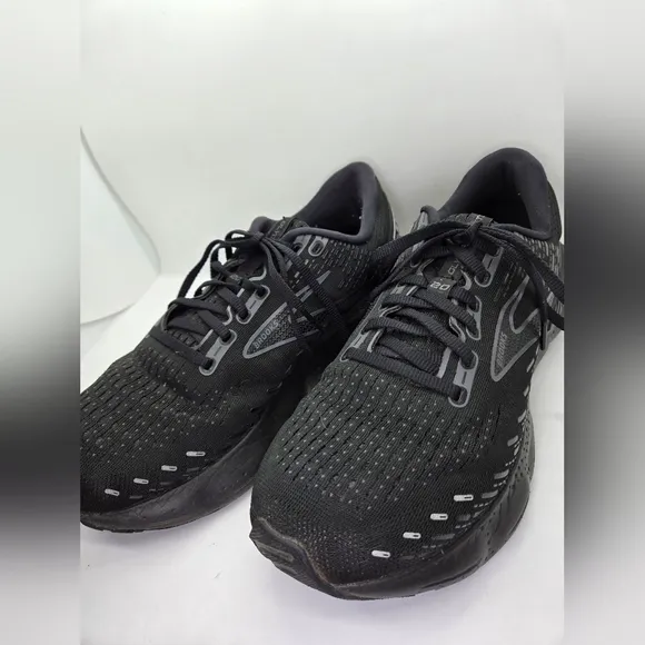 Brooks Glycerin GTS 20 Shoes Men's 9 D Black Running Athletic Distance Sneakers