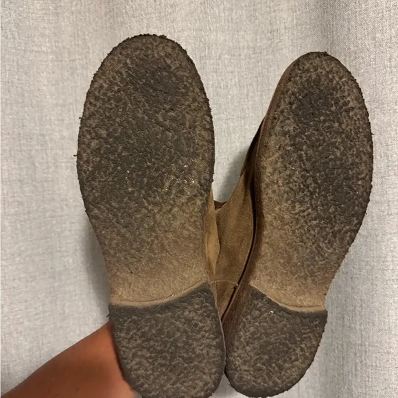 Brown Suede Chukka Boots with Moccasin Toe