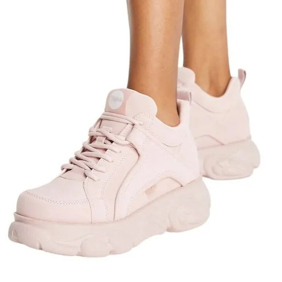 Buffalo London Corin Platform Leather Sneaker Shoes 8.5 Women's NEW IN BOX!
