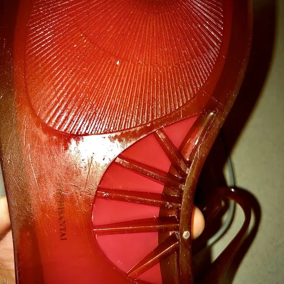 Burberry jelly sandals