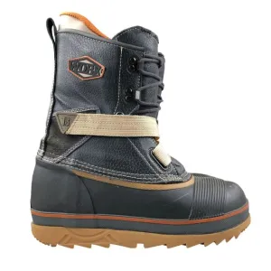 Burton VTG Mens Size 7 Work Grey Leather Lace-Up Pull Tab Snowboard Winter Boots