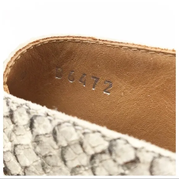 Buttero Snakeskin Sandals Size 39