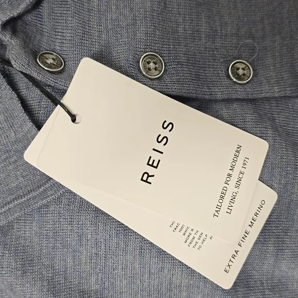 🖤BUY 2 GET 1 FREE  Trafford Merino Button Polo Shirt