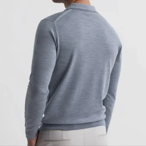 🖤BUY 2 GET 1 FREE  Trafford Merino Button Polo Shirt