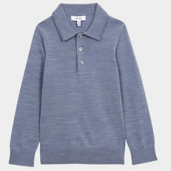 🖤BUY 2 GET 1 FREE  Trafford Merino Button Polo Shirt