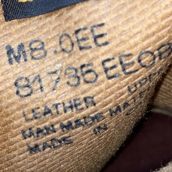 Cabela’s Gore-Tex Mens Work Hunting Soft Moc Toe Boots Leather Size 8 extra Wide