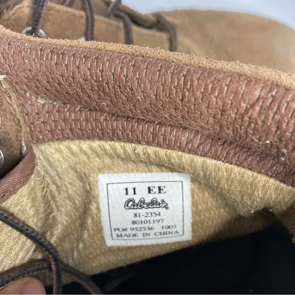Cabelas gore-Tex work boots size 11 EE