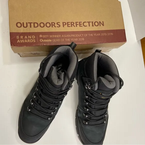 CAMEL CROWN Outdoor Mid Hiker Leather Boots New