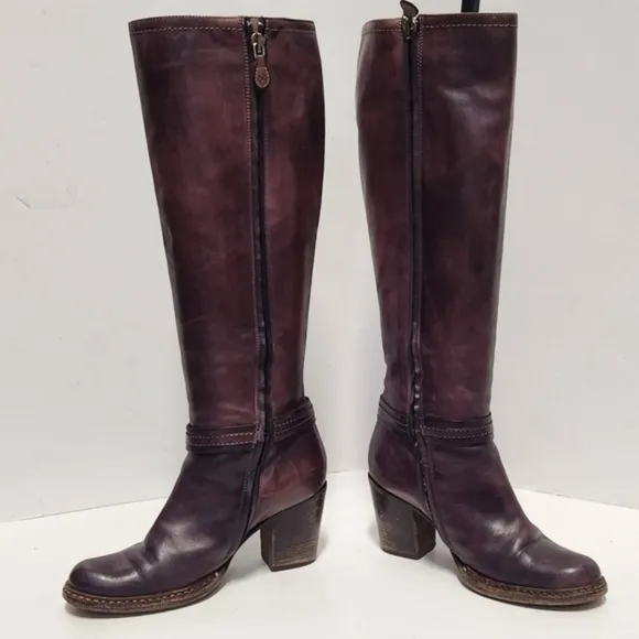 Capezzani Leather Tall Boots