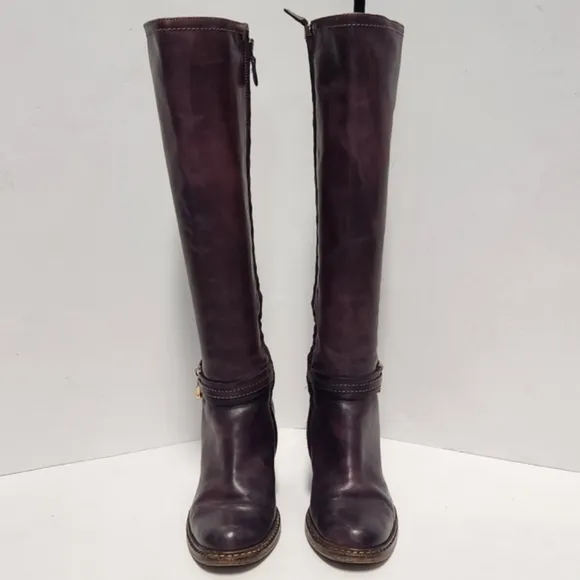 Capezzani Leather Tall Boots