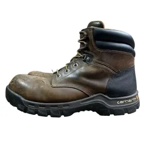 Carhartt 6&quot; Work Boots‎ Men's 13 Rugged Flex Soft Toe Oil Tanned Leather CMF6066