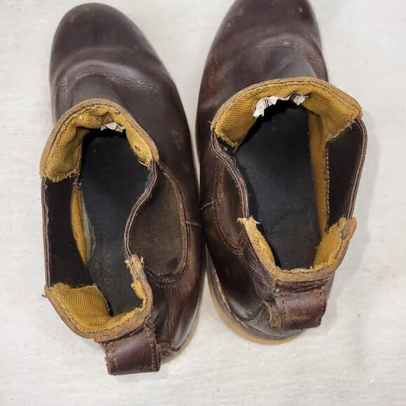 Carhartt Boots Mens Sz 8 M Brown Wedge Chelsea Soft Toe Workwear Gorpcore Work
