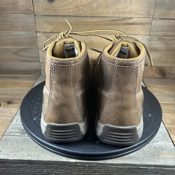 Carhartt CMX4023 Boots Mens Size 8M Brown Chukka Oxford Moc Toe Work