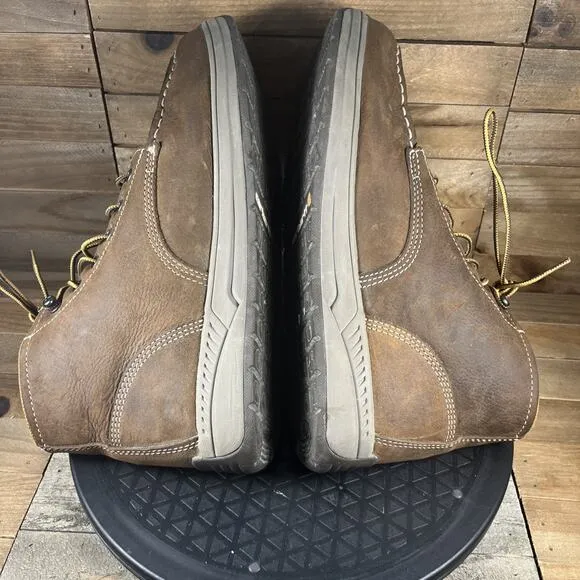 Carhartt CMX4023 Boots Mens Size 8M Brown Chukka Oxford Moc Toe Work
