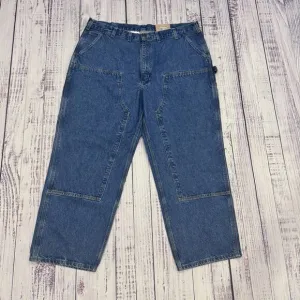 Carhartt Double Knee Jeans 44x30 NWT Loose Fit Workwear Utility USA Denim