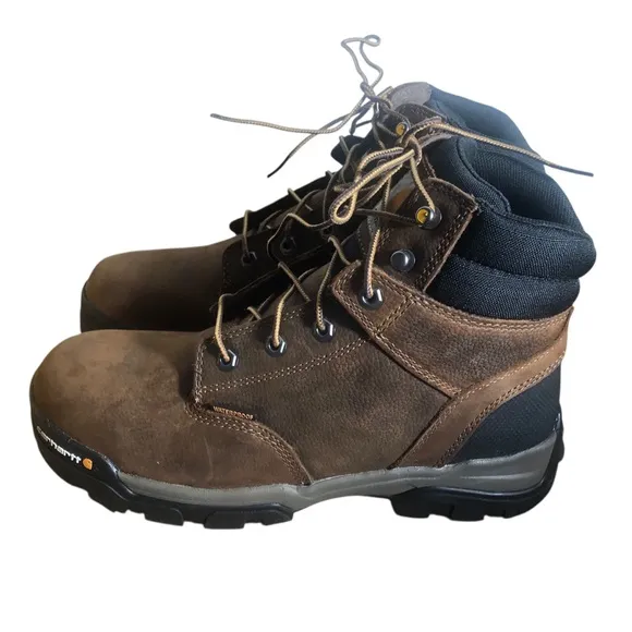 Carhartt men 6 inch waterproof work boots Sz 9M New In Box CME6047