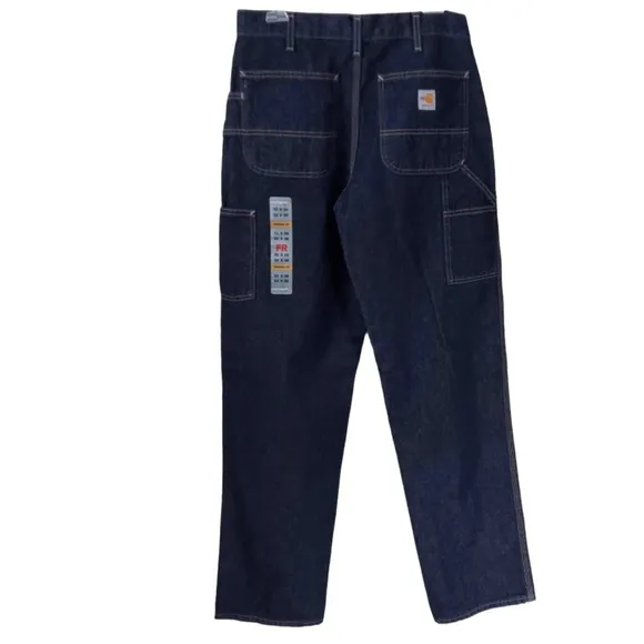 Carhartt Mens Jeans Size 32 X 36 Flame Resistant Denim Utility Dungaree
