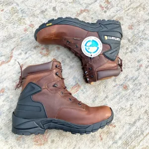 Carhartt NWT New Vibram Sole Pebbled Leather 6 Inch Work Boots CMH6110 Sz 13