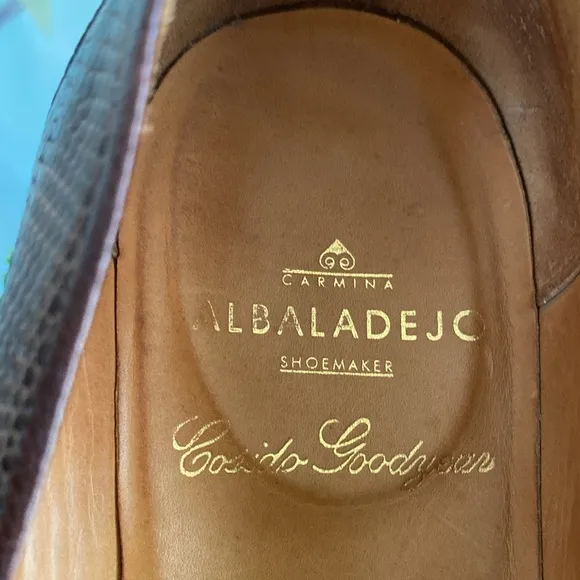 CARMINA ALBALADEJO SHOEMAKER BROWN LADIES HEEL LOAFERS PUMPS SIZE UK 7 🌟EUC🌟