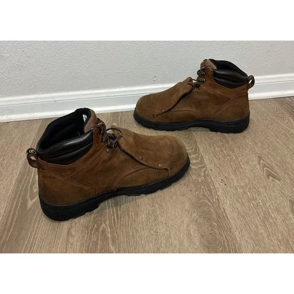 Carolina 14D CA3630 Foreman Brown Leather MetGuard Steel Toe Mens Work Boots