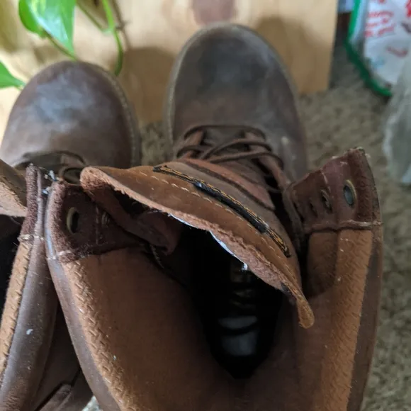 Carolina  Brown Work Boots 9.5