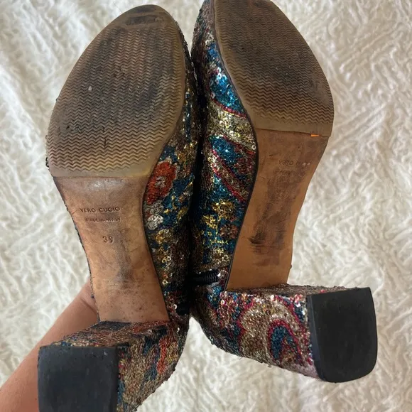 Carven Sequin Boots