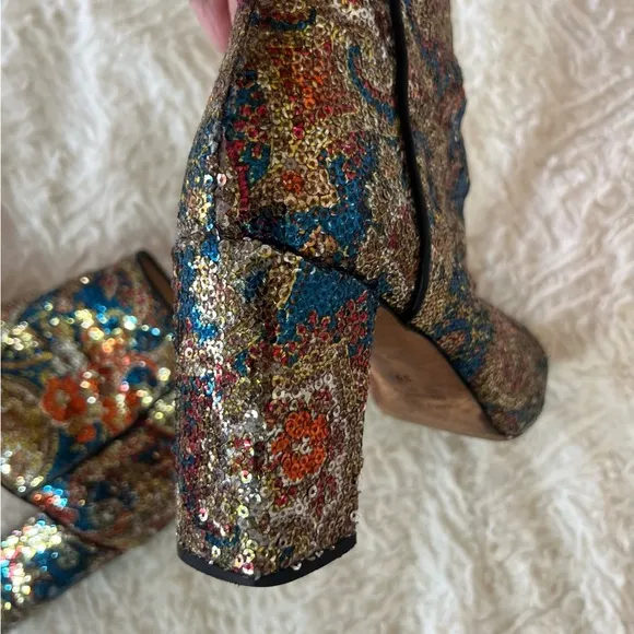 Carven Sequin Boots