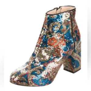 Carven Sequin Boots