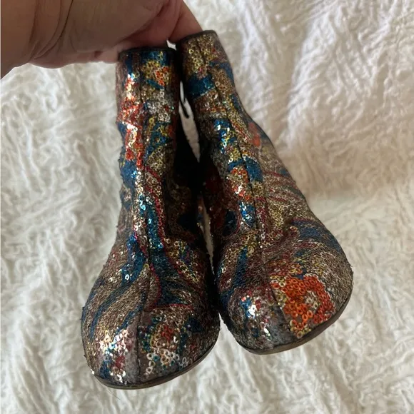 Carven Sequin Boots