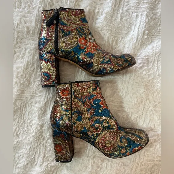 Carven Sequin Boots