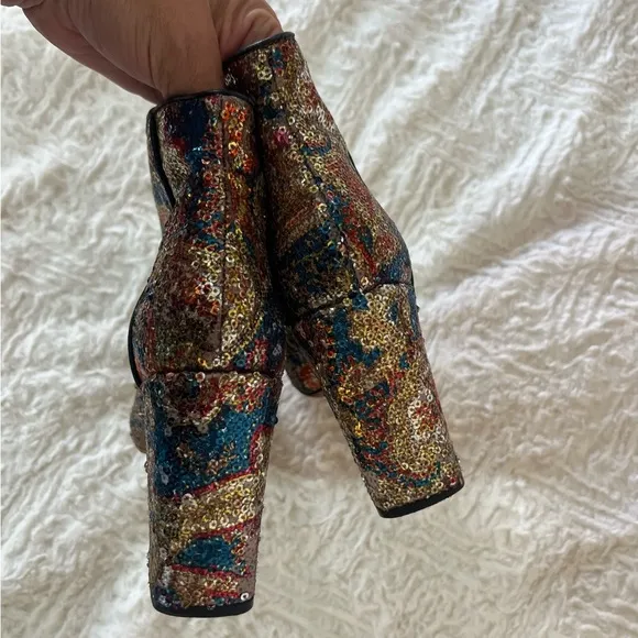 Carven Sequin Boots