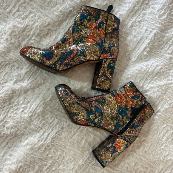 Carven Sequin Boots