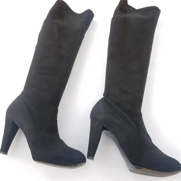 Casadei  Microfiber suede Tall heeled boots