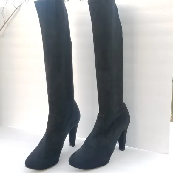 Casadei  Microfiber suede Tall heeled boots