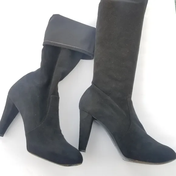 Casadei  Microfiber suede Tall heeled boots