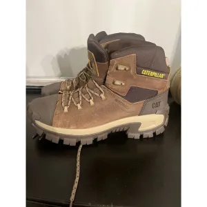 CAT Threshold Brown Work Boot Sz 13 ASTM F2892-18 Never Worn Outside Waterproof‎