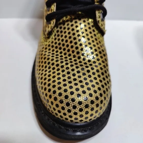 Caterpillar CAT Utility Metallic Gold Black Colorado Women's Work Boots Size 7