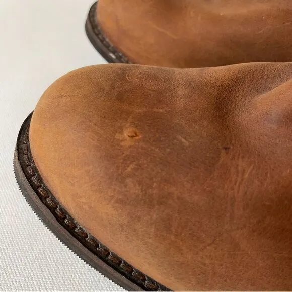 Caterpillar CAT Sabrina  Canvas boot “dogwood”  dark brown and tan 8.5