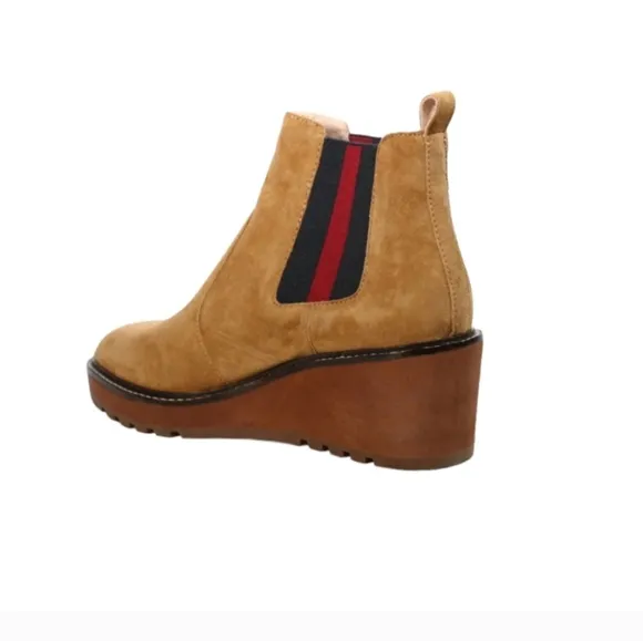 Cecelia New York Gemma Wedge Boot in Nutella New Size 6.5, 7