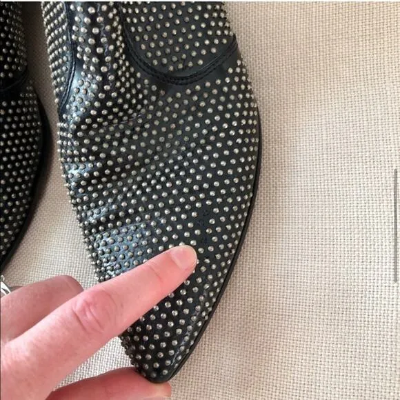Cesare Paciotti Studded Ankle Boots