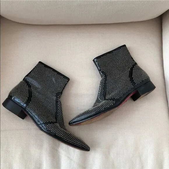 Cesare Paciotti Studded Ankle Boots